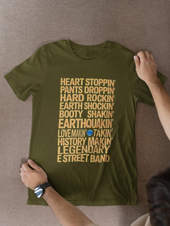 Bruce Springsteen E Street Band Concert Tour Vintage T Shirt