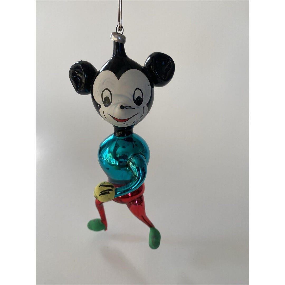 Vintage Blown Glass MICKEY MOUSE Figurine