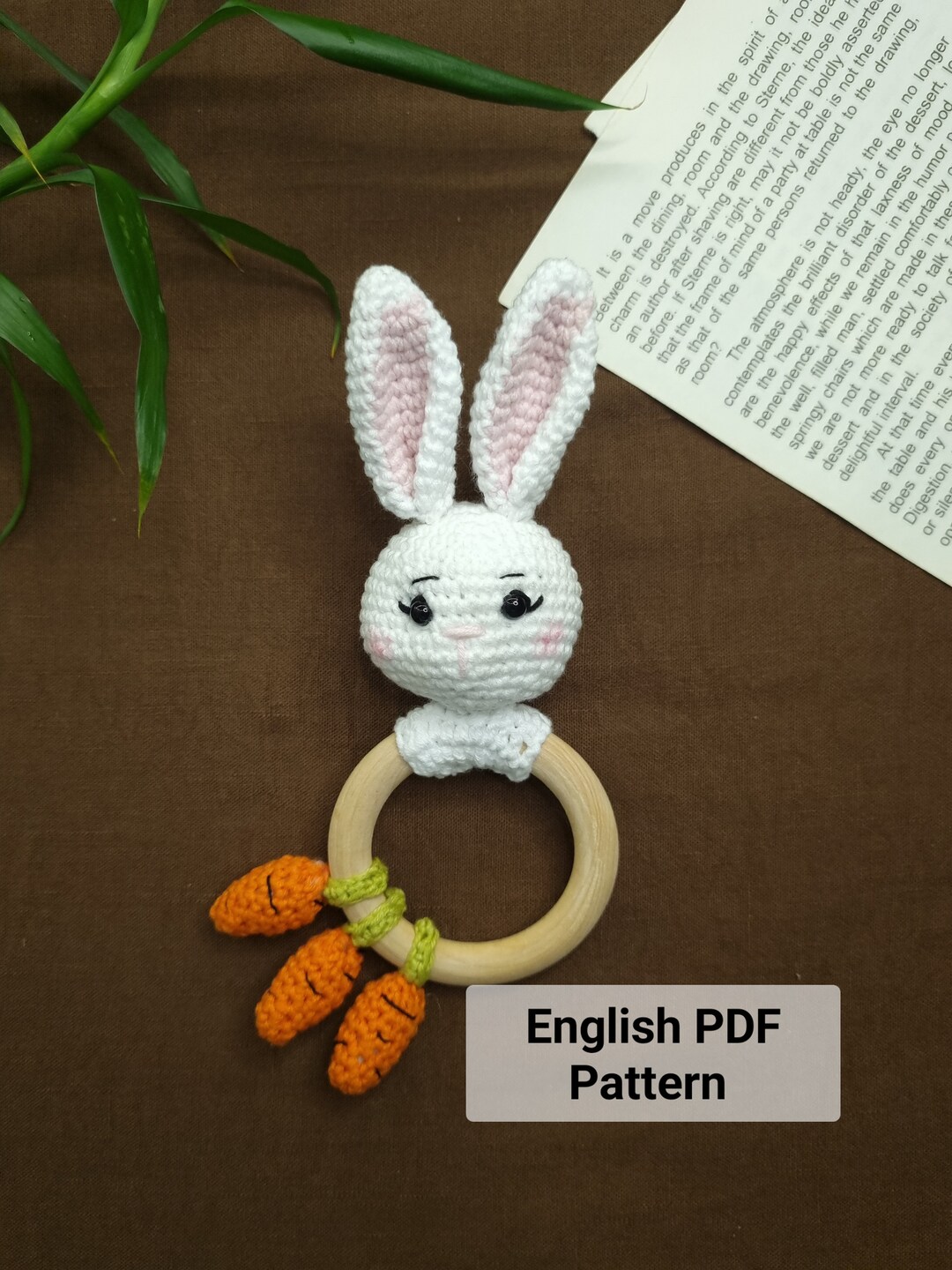 Crochet Rabbit Rattle Pattern: Bunny Amigurumi Toy (PDF Pattern) - Etsy