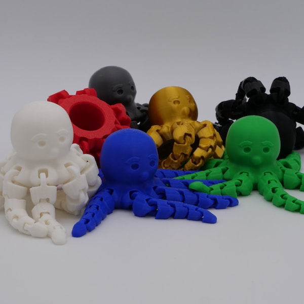 Cute Octopus Fidget Toy Desk Toy or on the go in your pocket