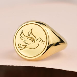 Gold dove ring sales