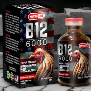 Super vitamin B12 6000 for Roosters para gallos