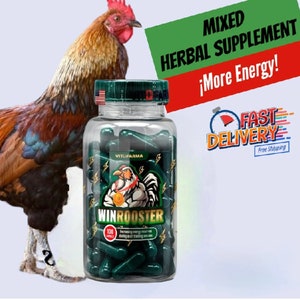 WinRooster Mixed Vitamin Herbal Supplement for Rooster and Chickens