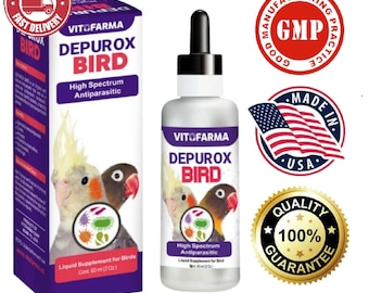 Dewormer For Bird Vitofarma Depurox Bird 60ml ANTIPARASITIC SUPPLEMENT for BIRD