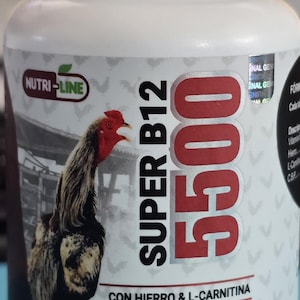 B12 5500 Super Vitamin B12 5500 rooster gallos/chickens