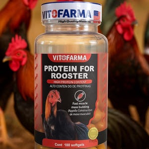 VITOFARMA Protein for Roosters Nutrition for great Muscle 100 Tablets