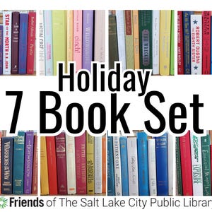 Holiday Decorative Book 8 Book Sets | Designer Decor | Colorful Holiday Book Bundles