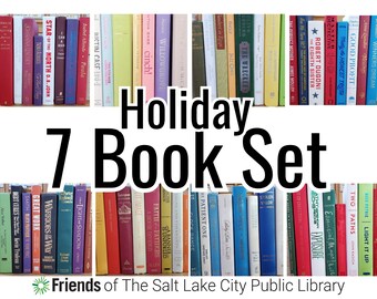 Holiday Decorative Book 8 Book Sets | Designer Decor | Colorful Holiday Book Bundles