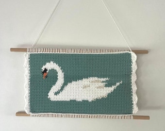 Swan Tapestry Crochet Pattern