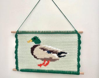 Mallard Duck Tapestry Crochet Pattern