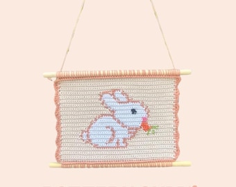 Easter Bunny Tapestry Crochet Pattern
