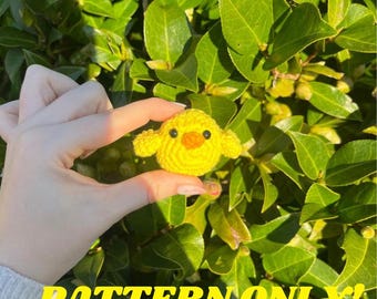 Easter Chick Amigurumi Crochet PATTERN DIY