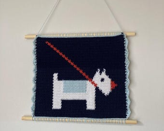 West Highland Terrier “Westie” Dog Crochet Tapestry Pattern
