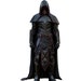 Handmade Black Leather Hooded Cloak - Leather Medieval Cloak with Vest For Cosplay - Leather Armour Costume - Hooded Cloak Leather Gifts