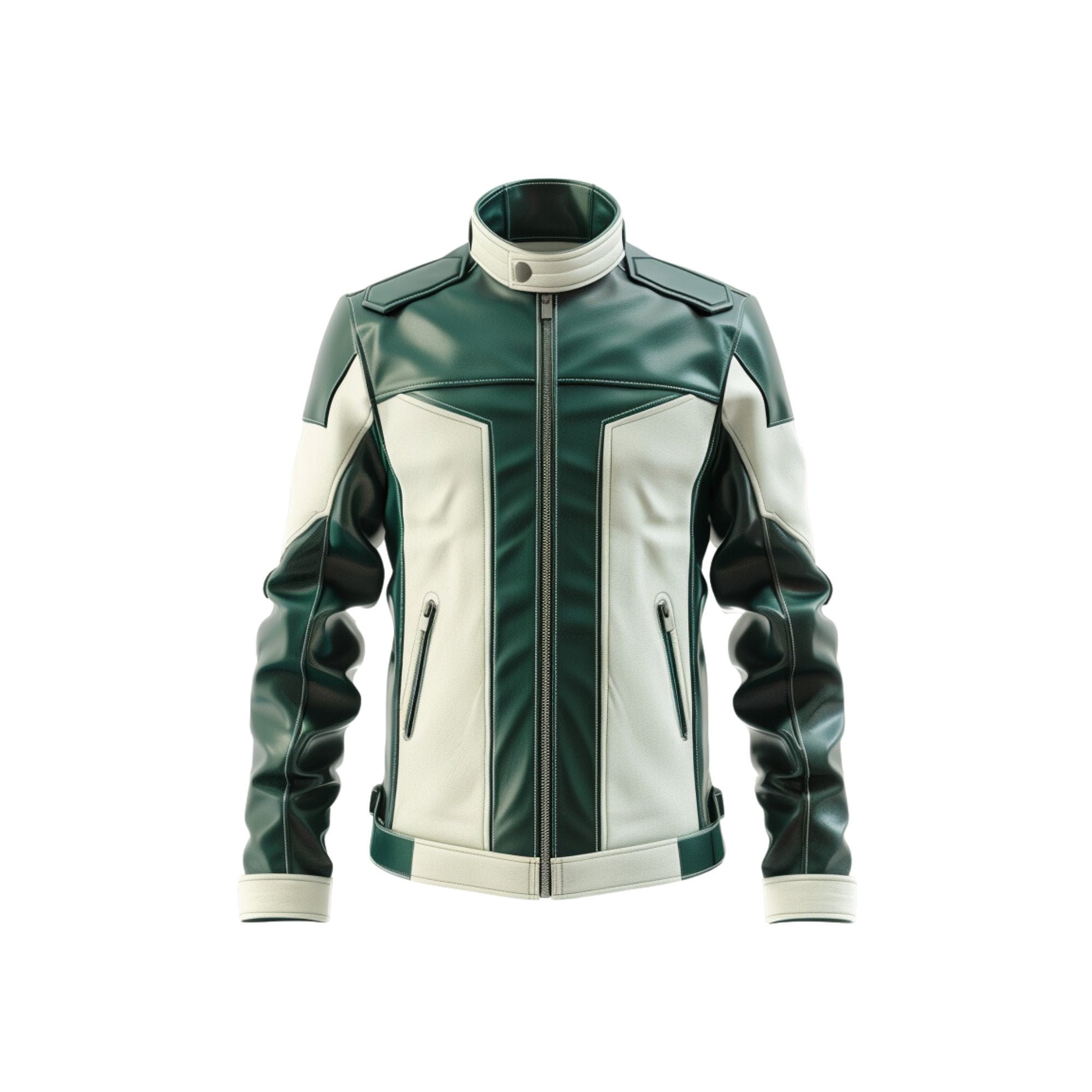 Green and White Men's Racing 100% Genuine Leather Jacket for Men, Motorcycle Racer Jacket, Trendy Jacket - Etsy Green and White Men's Racing 100% Genuine Leather Jacket for Men, Motorcycle Racer Jacket, Trendy Jacket - Etsy