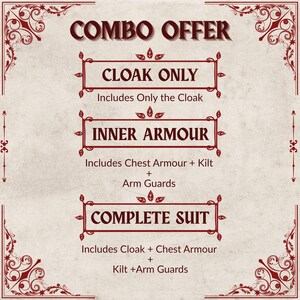 100% Genuine Leather Cloak and Armor Suit | Handmade Gothic Leather Armoured Cloak for Cosplay | World War-Inspired Medieval LARP Suit image 7