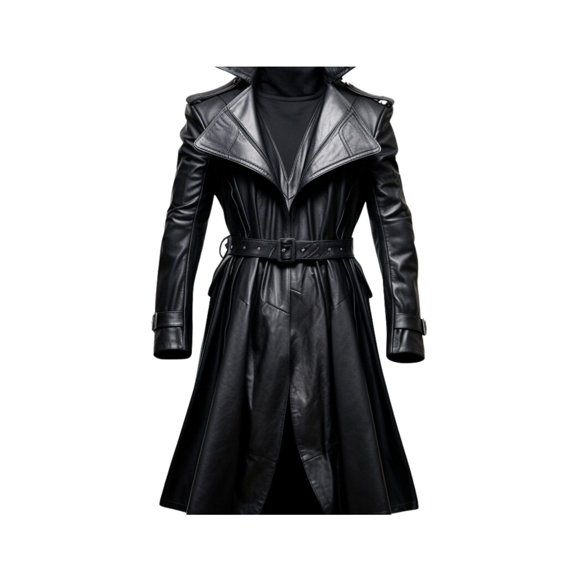 ジャケット・アウター real leather maxi long coat BLACK 516kH8J1ykL._SY350_QL65_.jpg