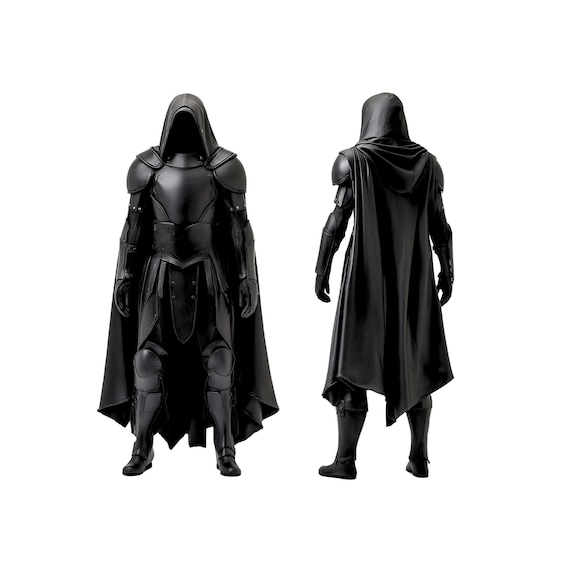100% Genuine Leather Cloak and Armor Suit | Handmade Gothic Leather Armoured Cloak for Cosplay | World War-Inspired Medieval LARP Suit