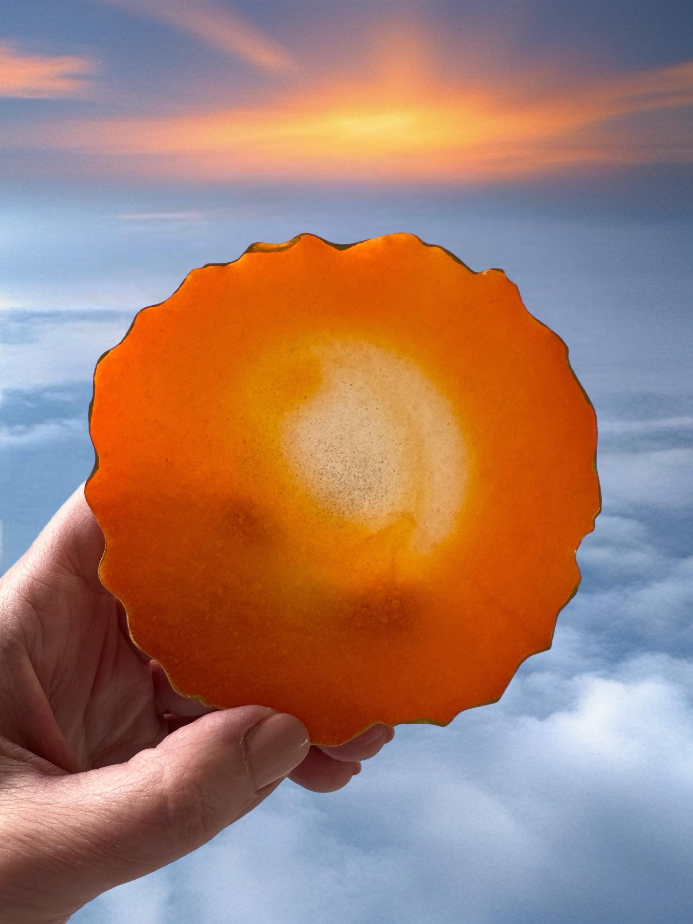 Edible Geode Crystal Candy | Agate Slice Kohakutou | Gemstone Candy | Gold Finish | Assorted Flavors | ASMR TikTok Viral Treat