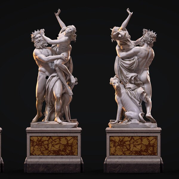 Bernini Proserpina Statue STL File High Quality 3D Model Printer Model Figure Action Comic Gift Movie Custom Lover Game