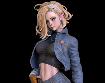 Android 18+NSFW STL File High Quality 3D Model Printer Model Figure Action Comic Gift Movie Custom Lover Game