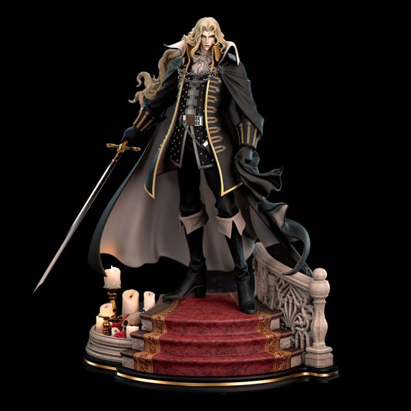 Alucard STL File High Quality 3D Model Printer Model Figure Action Comic Gift Movie Custom Lover Game