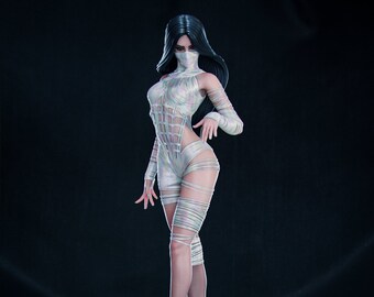 Silk STL File High Quality 3D Model Printer Model Figure Action Comic Gift Movie Custom Lover Game