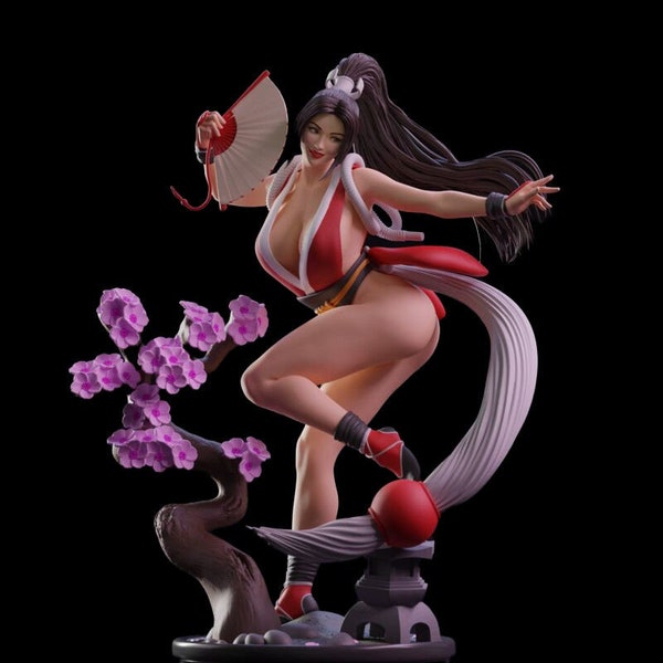 Mai Shiranui STL File High Quality 3D Printer Model Plane