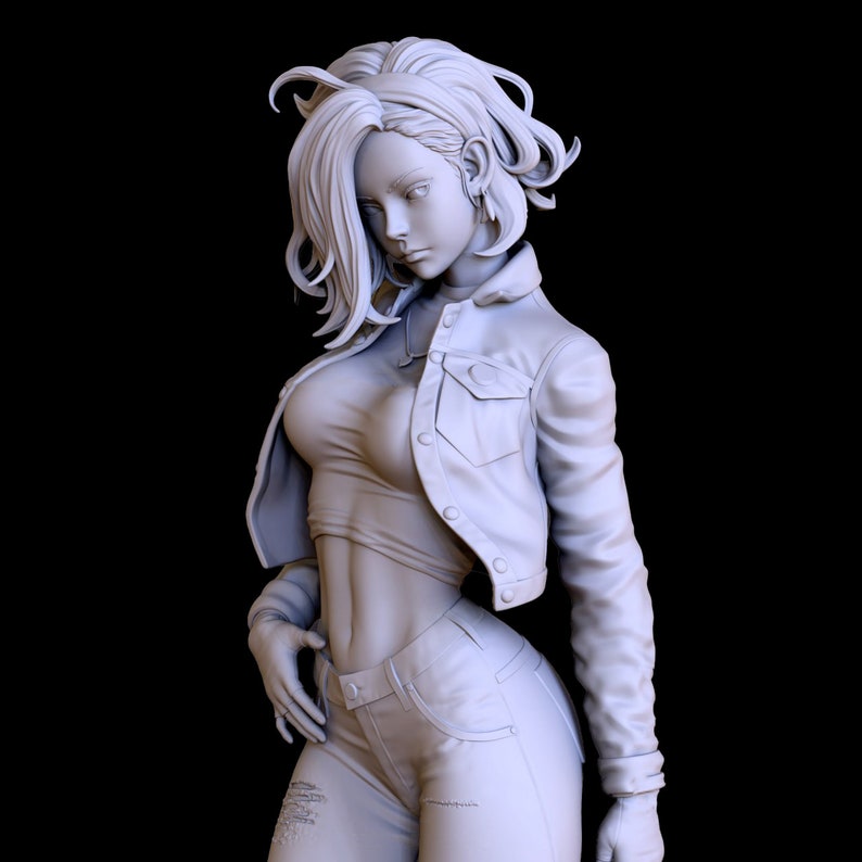 Android 18NSFW STL File High Quality 3D Model Printer Model Figure Action Comic Gift Movie Custom Lover Game zdjęcie 4