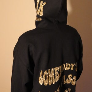 Personalized Custom hoodie 5 design locations (Front, Back, Hood, Sleeves)
