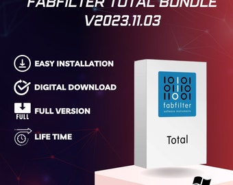 FabFilter Total Bundle Plugins 2024 for Music Production Software, Daw, Vst Plugins, Lifetime Activation