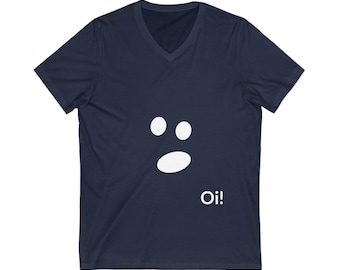 Oi! 5  Unisex Jersey Short Sleeve V-Neck Tee USA