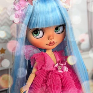 Blythe doll custom,ooak blythe doll,blythe TBL,vintage blythe doll,blythe doll fairy,art doll,custom blythe doll personalize,sculpted doll