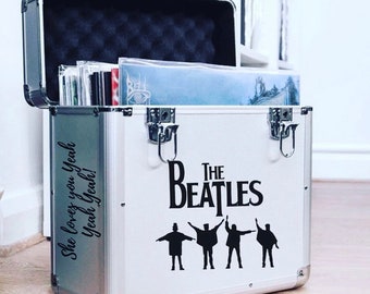 Beatles | Fab Four | Music | Vinyl Record | Case | Storage | Collectable.