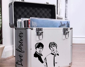 Oasis | Liam | Noel | Gallagher | Music | Vinyl Record | Case | Storage | Collectable.