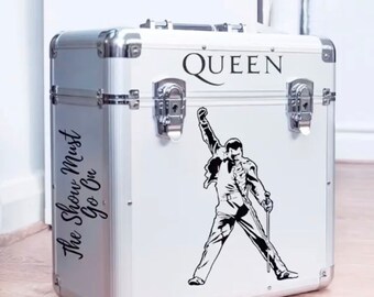 Queen | Freddie Mercury | Vinyl Record | Case | Storage | Collectable.