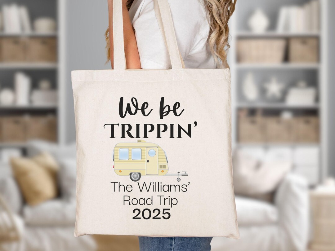 Custom Camper Gift for Couples Road Trip Adventure Tote Bag ...