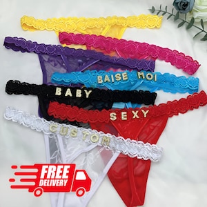 Personalized Sexy Panties, Sexy Cute Lingerie, Women's Underwear, Custom,  Novelty Gifts, Personalized Gifts -  Israel