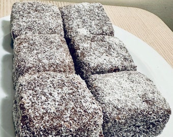 Homemade Fresh Lamingtons Original® Chocolate & Coconut