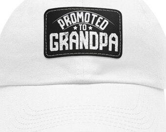 Grandpa Hat First Time Grandpa Grandfather Cap New Grandpa Present Cool Father's Day Gift for Grandpa Promoted to Grandpa Gift from Daughter