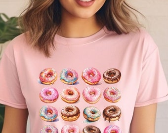 Donut Shirt Doughnut T Shirt Donut Lover Donut Gifts Dessert Tee Foodie Gift Best Friend Birthday Gift Cute Donut Dessert Lover Gift