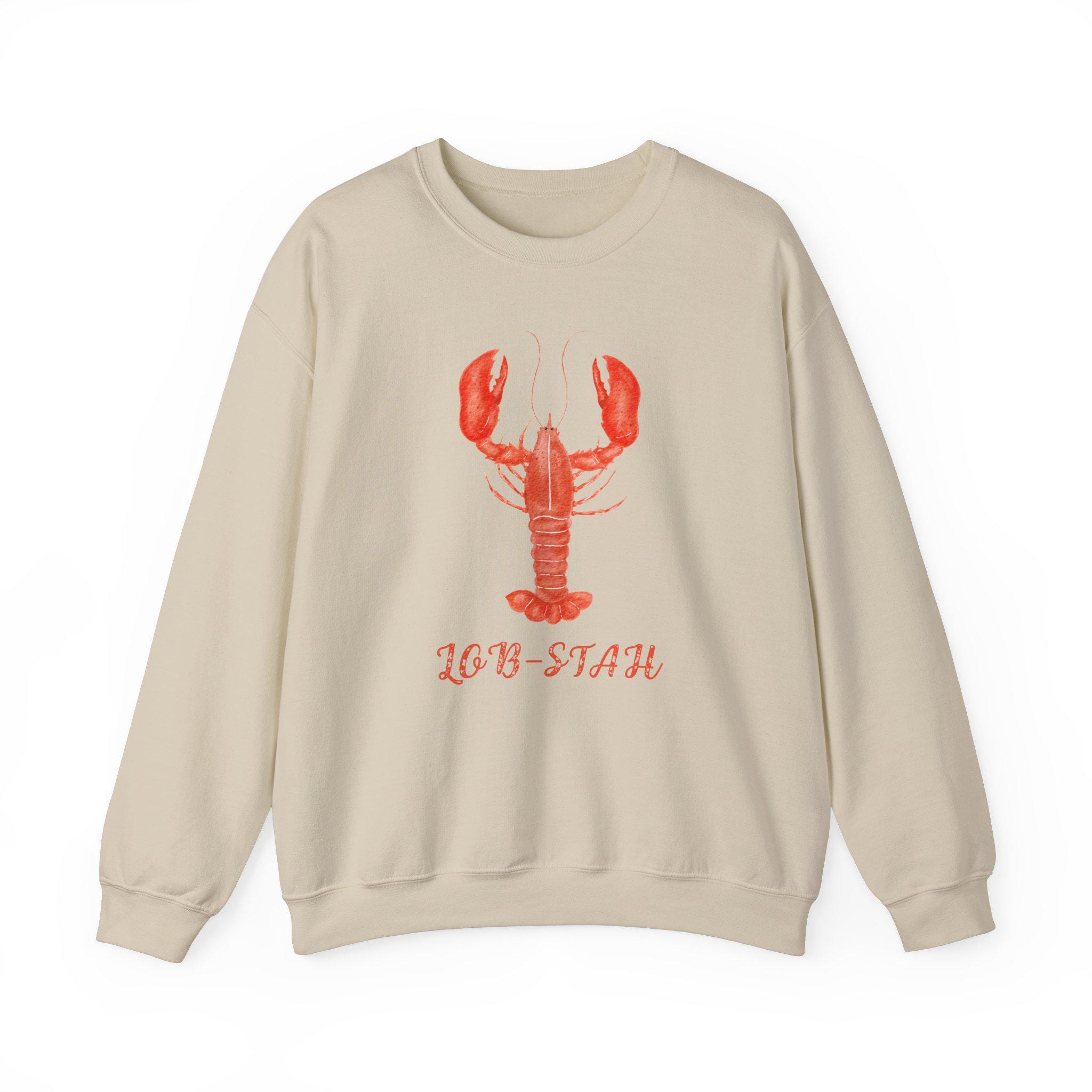 Funny Lobster Sweatshirt - Lobstah Shirt Fisherman Aesthetic 