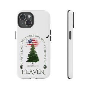 Custodia per telefono con bandiera An Appeal to Heaven Custodia per telefono con bandiera Pine Tree Regali politici Regali della Bibbia Regali per cristiani iPhone 14 iPhone 15 Samsung