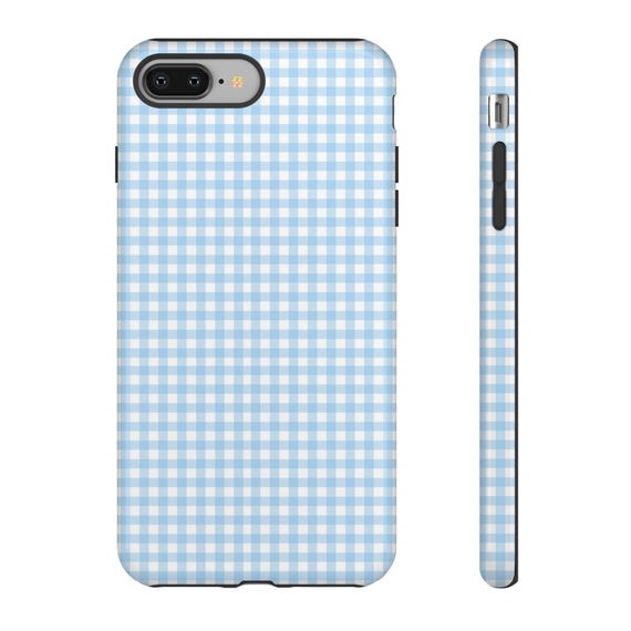 Gingham Check Phone Case Preppy iPhone Case iPhone 16, 15, 14, 13
