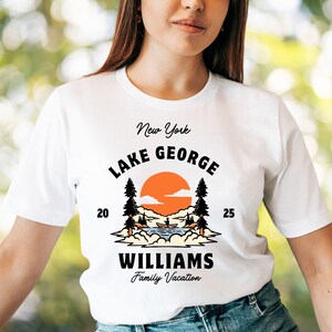 Custom Family Matching Shirt Camping Trip T Shirt Personalized Mountain Shirt Family Reunion Tee Shirts Personalized Lake TShirts Cabin