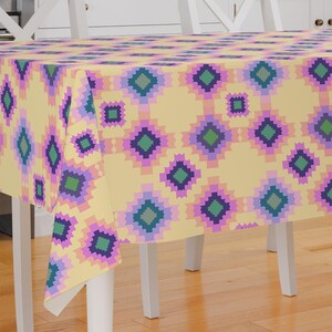 Tribal Print Design Premium Fabric Tablecloth Dining Tablecloth Patio Tablecloth Runner Housewarming Gift Home Decoration