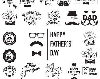 Fathers Day Svg Bundle, Dad Clipart For Cricut, Best Father Silhouette, Fathers Day Vectoir, Fathers Day Cut Files, Father son relation svg