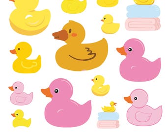 Paquete de SVG de pato, clipart de pato, patito de goma SVG, pato de goma SVG, archivo de corte de pato, pato PNG, clipart de pato de goma, pato amarillo SVG, SVG