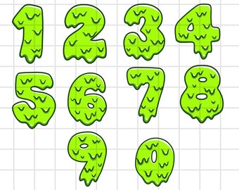 Dripping Font SVG, Dripping Letter , Dripping Cut Files, Svg Files for Cricut and Silhouette, Dripping Letters , Dripping 1 2 3 Letter