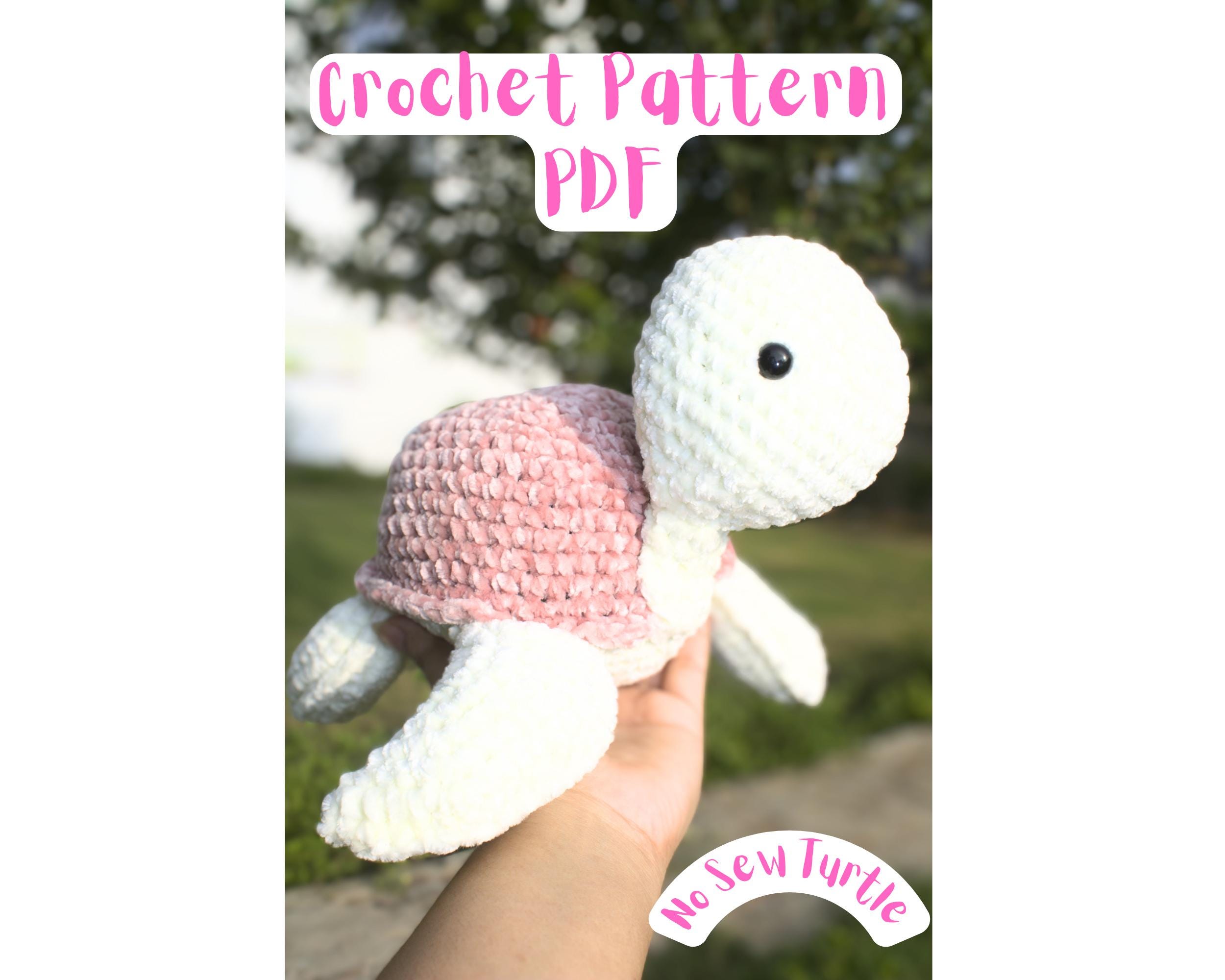 Turtle Crochet Pattern | Amigurumi Sea Turtle Patterns | No Sew Yarn ...